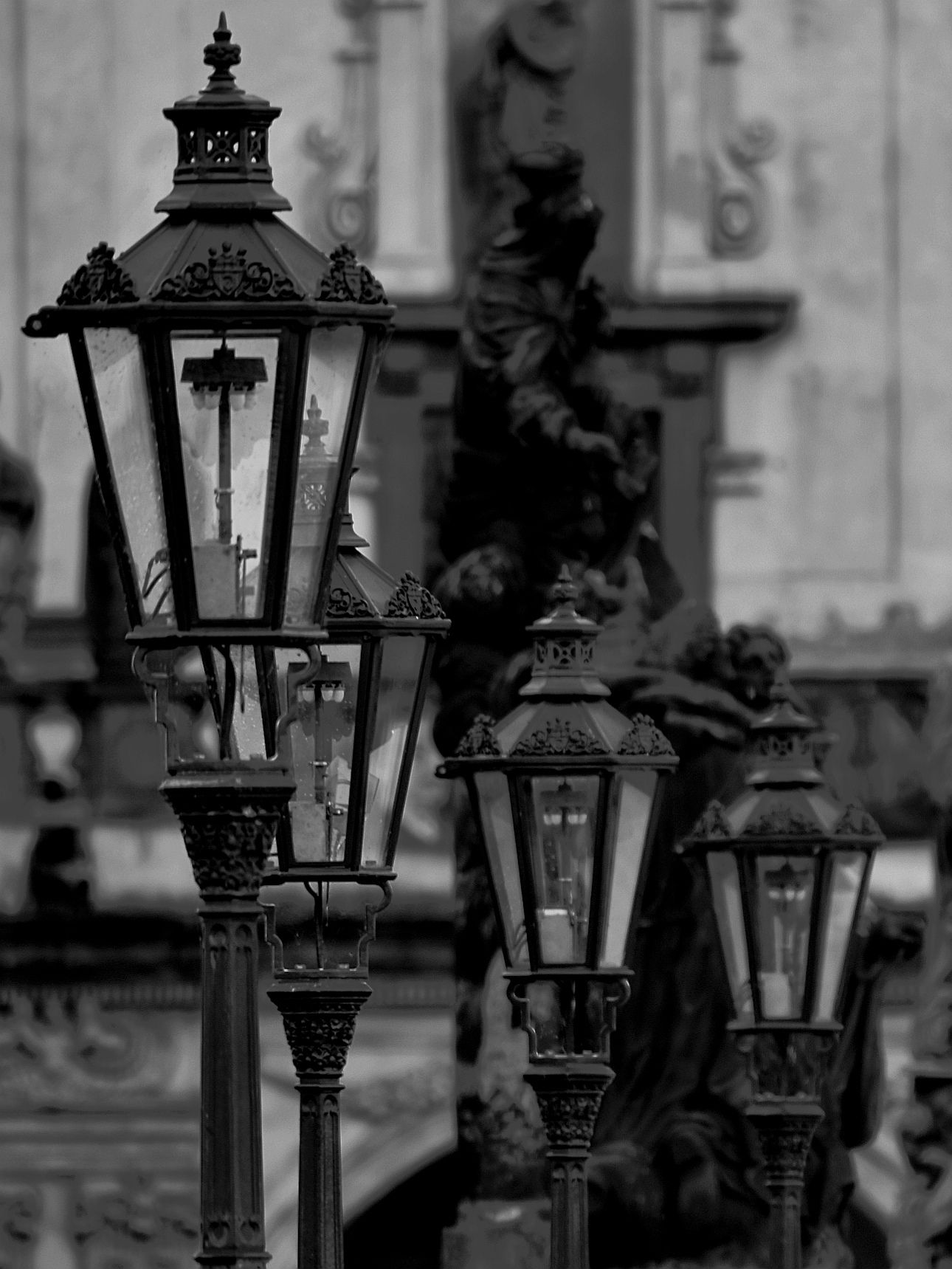 Praha, lampy