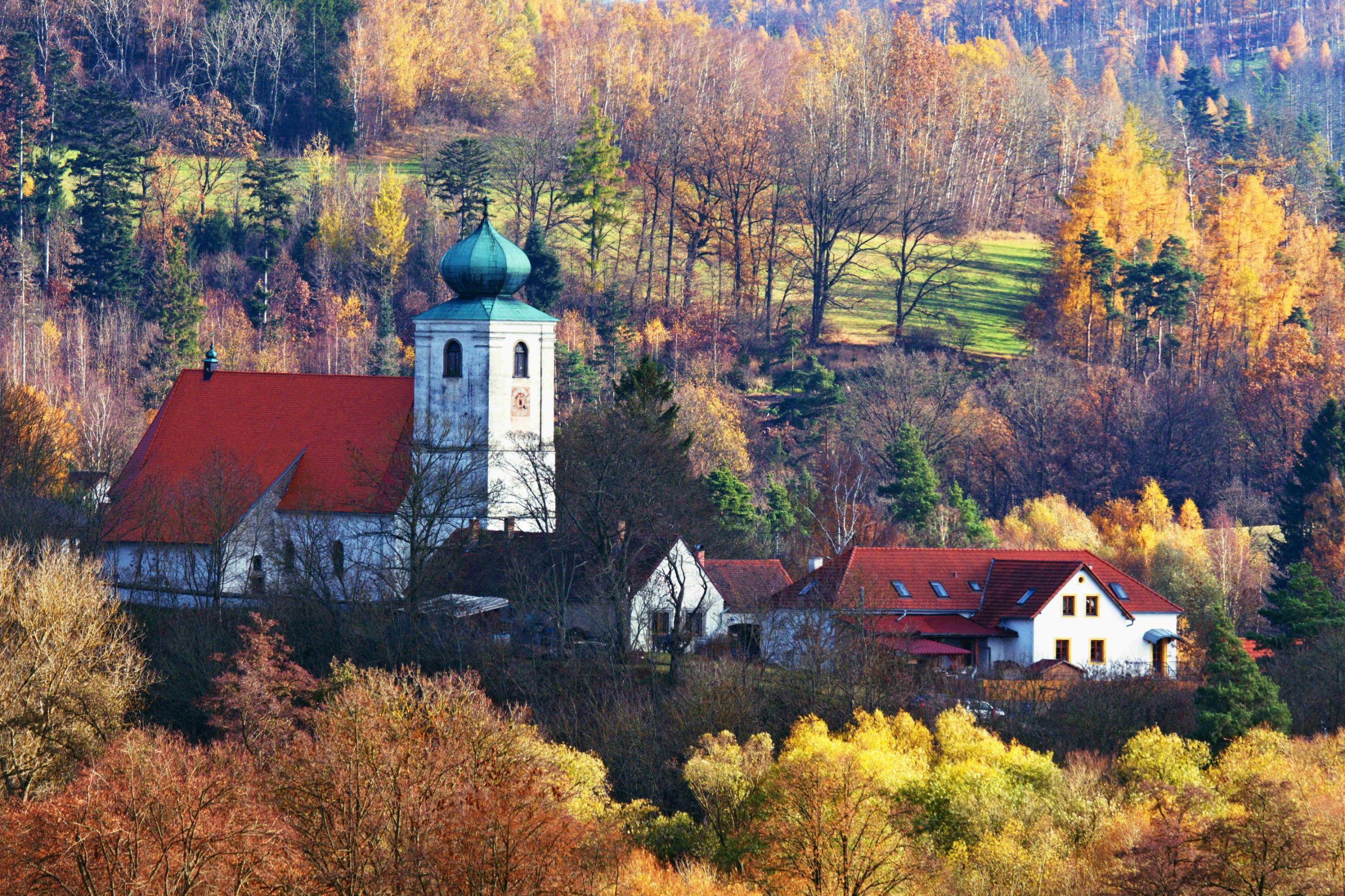 Podzim na vsi.