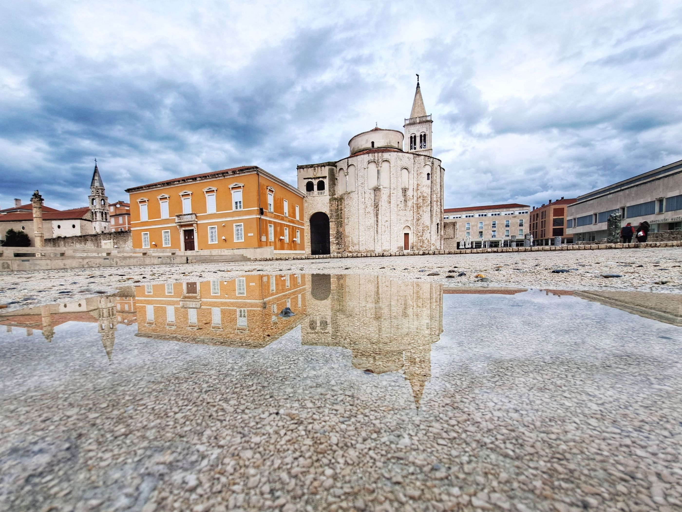 Zadar rainy reflection