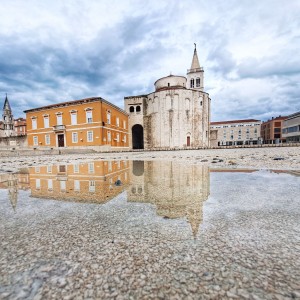 Zadar rainy reflection
