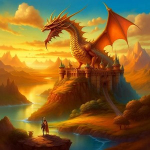 Dragon and the tower