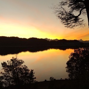 Lindo atardecer en el sur de Argentina /Bariloche/Villa la angostura