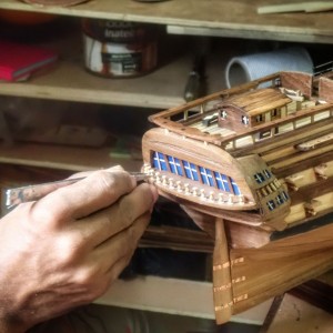 Výroba modelu lodi